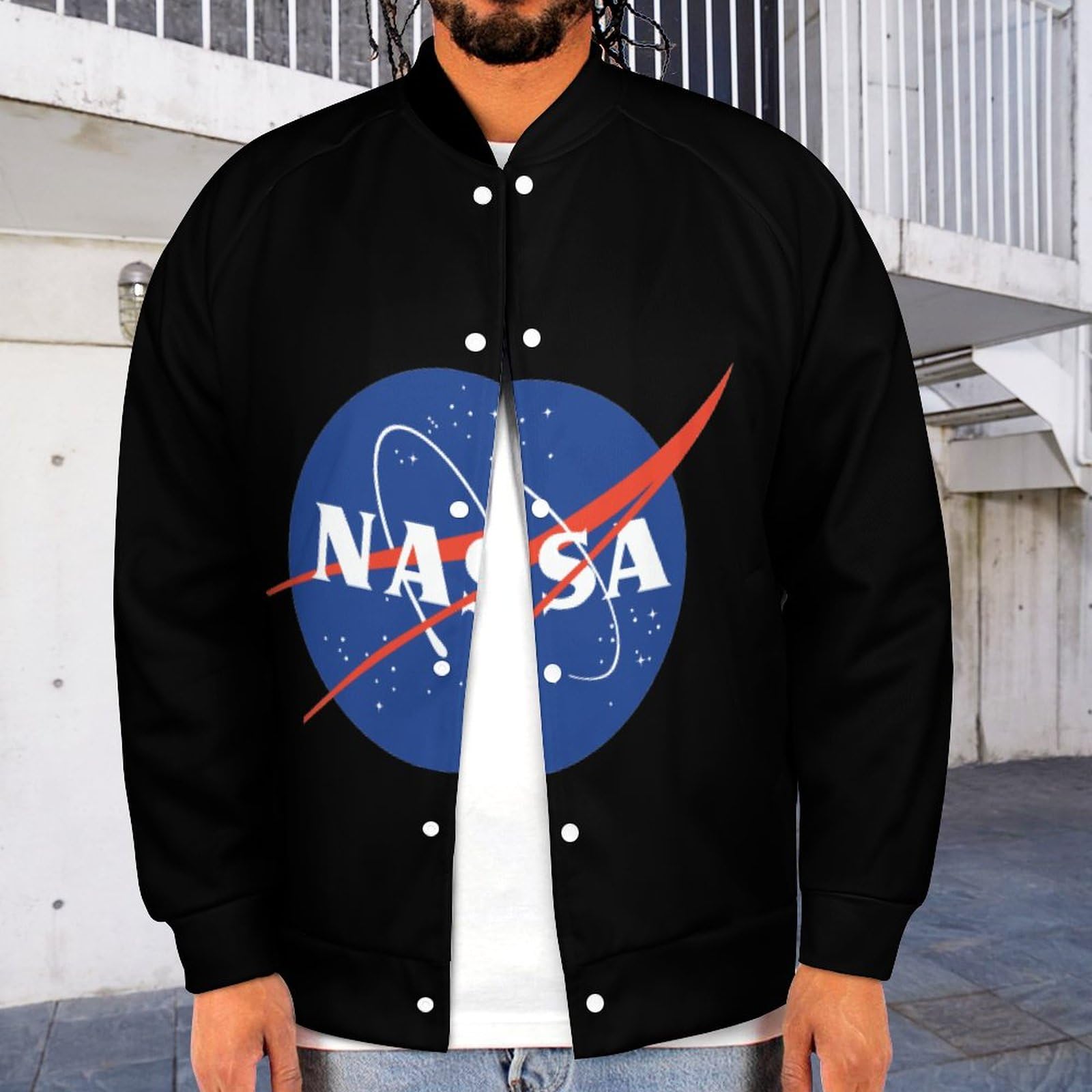 Amazon.co.jp: スタジャン ナサ Nasa メンス ジャケット アウター